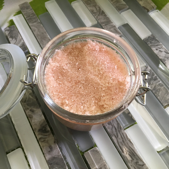 Organic Coconut Rose Body Polish - Custom Handmade - Picture 2 of 4